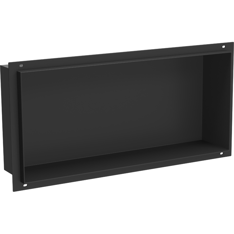 Mexen X-Wall-NR Nischenregal ohne Flansch 45 x 20 cm, schwarz - 1971452010