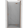 Mexen Mist-H L Duschkabinentür mit Anschlag rechts 70 cm, transparent, gebürstetes Kupfer - 8A5L-070-000-65-00-P