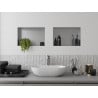 Mexen X-Wall-NR nisje plank zonder flens 45 x 30 cm, inox - 1911453010