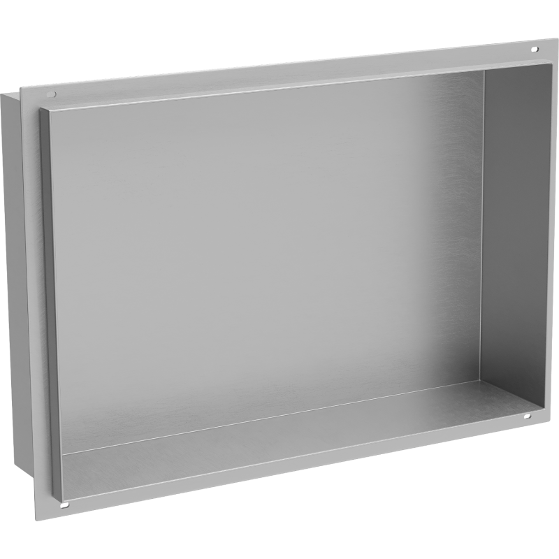 Mexen X-Wall-NR nisje plank zonder flens 45 x 30 cm, inox - 1911453010