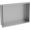 Mexen X-Wall-NR inbouwplank zonder flens 45 x 30 cm, inox - 1911453010