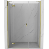 Mexen Mist-H Duschschwingtür links 150 cm, transparent, gold - 8A5-150-001-50-00-L
