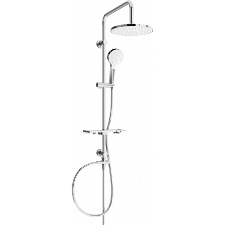 Mexen T05 columna de ducha, cromo/blanco - 798050593-00