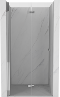 Mexen Mist-F drzwi prysznicowe składane lewe 90 cm, transparent, chrom - 8A6-090-000-01-00-L