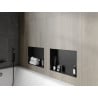 Mexen X-Wall-NR Einbau-Nischenregal ohne Flansch 45 x 30 cm, schwarz - 1971453010