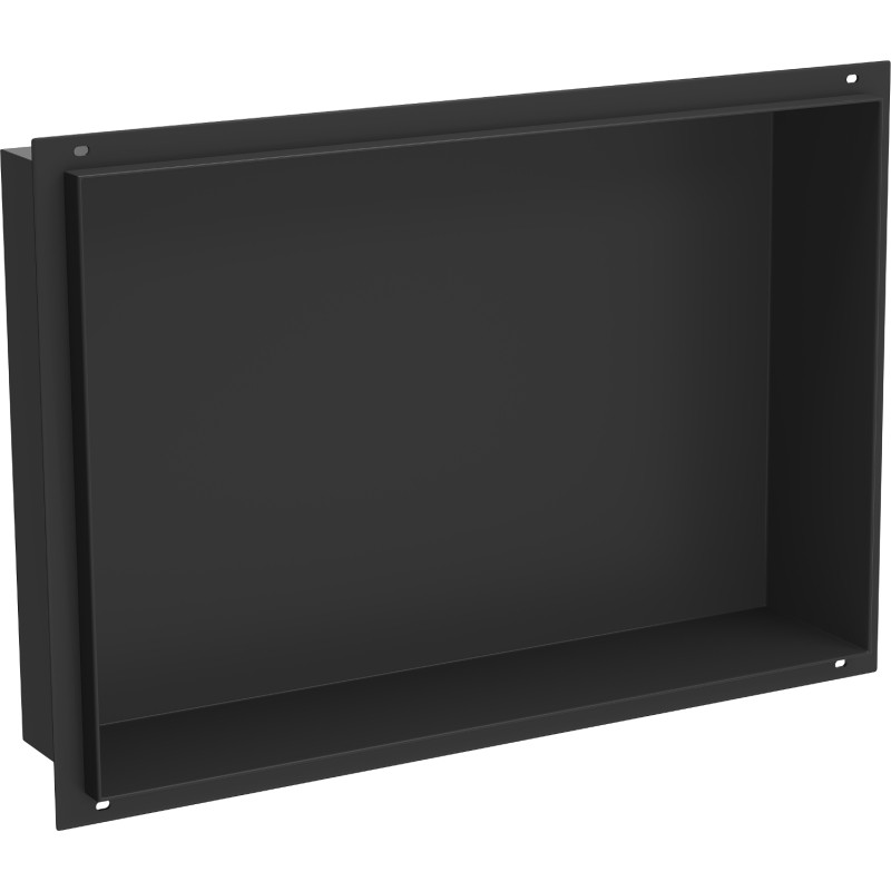 Mexen X-Wall-NR nischa-plank zonder flens 45 x 30 cm, zwart - 1971453010