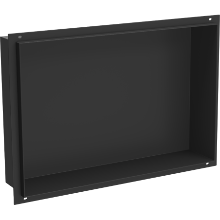 Mexen X-Wall-NR Nischenregal ohne Flansch 45 x 30 cm, schwarz - 1971453010