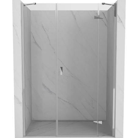 Mexen Mist-H douchedeur zwenkbaar rechts 145 cm, transparant, chroom - 8A5-145-001-01-00-P