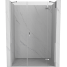 Mexen Mist-H shower door hinged right 155 cm, transparent, chrome - 8A5-155-001-01-00-P