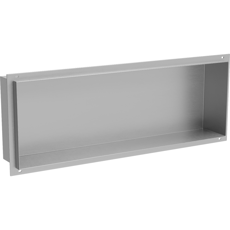 Mexen X-Wall-NR półka wnękowa bez kołnierza 60 x 20 cm, inox - 1911602010
