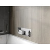 Mexen X-Wall-NR estante empotrado sin brida 60 x 20 cm, inox - 1911602010
