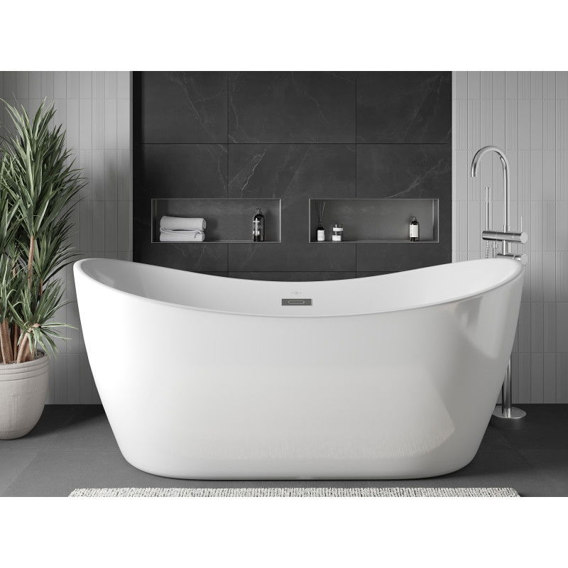 Mexen X-Wall-NR Nischenregal oun Hals 60 x 20 cm, Inox - 1911602010