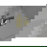 Mexen Mist-F opvouwbare douchedeur links 95 cm, transparant, goud - 8A6-095-000-50-00-L