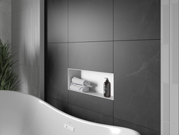 Mexen X-Wall-NR Nischenregal ohne Flansch 60 x 20 cm, weiß - 1921602010