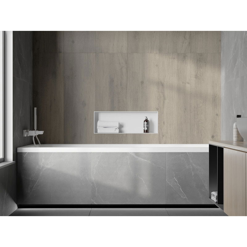 Mexen X-Wall-NR estante de nicho sin reborde 60 x 20 cm, blanco - 1921602010