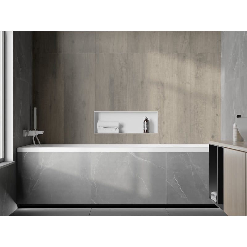 Mexen X-Wall-NR półka wnękowa bez kołnierza 60 x 20 cm, biała - 1921602010