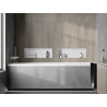Mexen X-Wall-NR estante empotrado sin reborde 60 x 20 cm, blanco - 1921602010