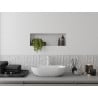 Mexen X-Wall-NR étagère encastrée sans rebord 60 x 20 cm, blanche - 1921602010