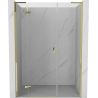 Mexen Mist-H L Duschabtrennung links 135 cm, transparent, gold - 8A5L-135-001-50-00-L