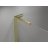 Mexen Mist-H L Διπλή καμπίνα ντους αριστερή 105 x 80 cm, διαφανής, χρυσή