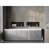 Mexen X-Wall-NR Nischenregal ohne Flansch 60 x 20 cm, schwarz - 1971602010