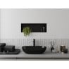 Mexen X-Wall-NR Nischenshelf ohne Rand 60 x 20 cm, schwarz - 1971602010