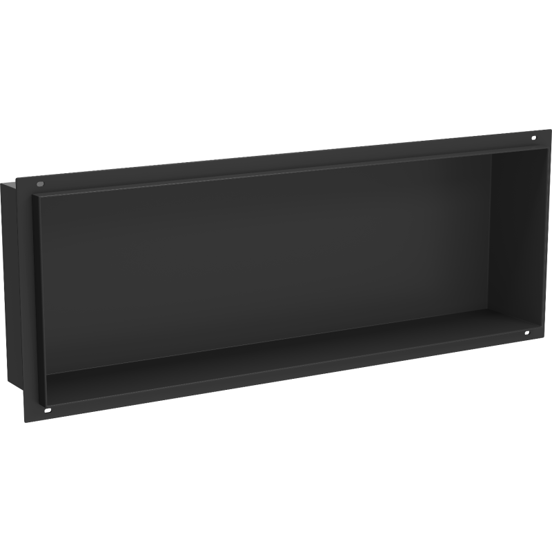 Mexen X-Wall-NR upotettu hylly ilman laippaa 60 x 20 cm, musta - 1971602010