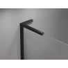 Mexen Mist-H L porte de douche pivotante gauche 150 cm, transparent, noir - 8A5L-150-001-70-00-L