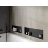 Mexen X-Wall-NR estante de nicho sin reborde 60 x 20 cm, negro - 1971602010