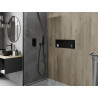 Mexen X-Wall-NR Nischenregal ohne Flansch 60 x 20 cm, schwarz - 1971602010