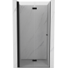 Mexen Mist-F Duschfaltür links 95 cm, transparent, schwarz - 8A6-095-000-70-00-L