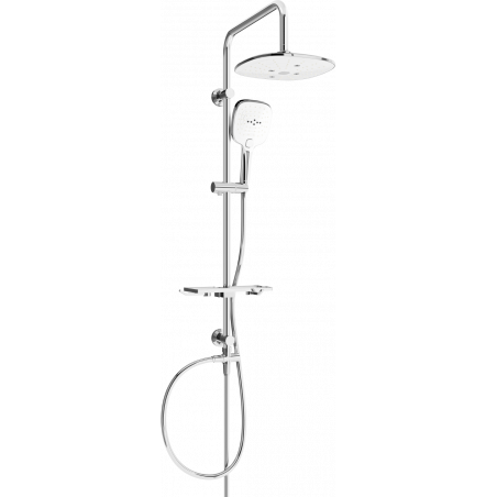 Mexen T17 doucheset, chroom/wit - 798171793-02