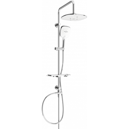 Mexen T17 Shower Column, Chrome/White - 798171793-02