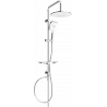 Mexen T17 douchekolom, chroom/wit - 798171793-02