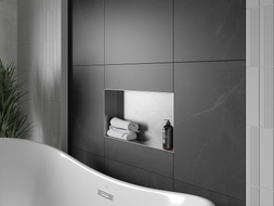 Mexen X-Wall-NR estante empotrado sin reborde 60 x 30 cm, inox - 1911603010