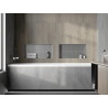 Mexen X-Wall-NR étagère encastrée sans rebord 60 x 30 cm, inox - 1911603010