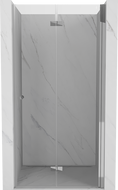 Mexen Mist-F sklopiva tuš vrata desna 80 cm, prozirna, kromirana - 8A6-080-000-01-00-P