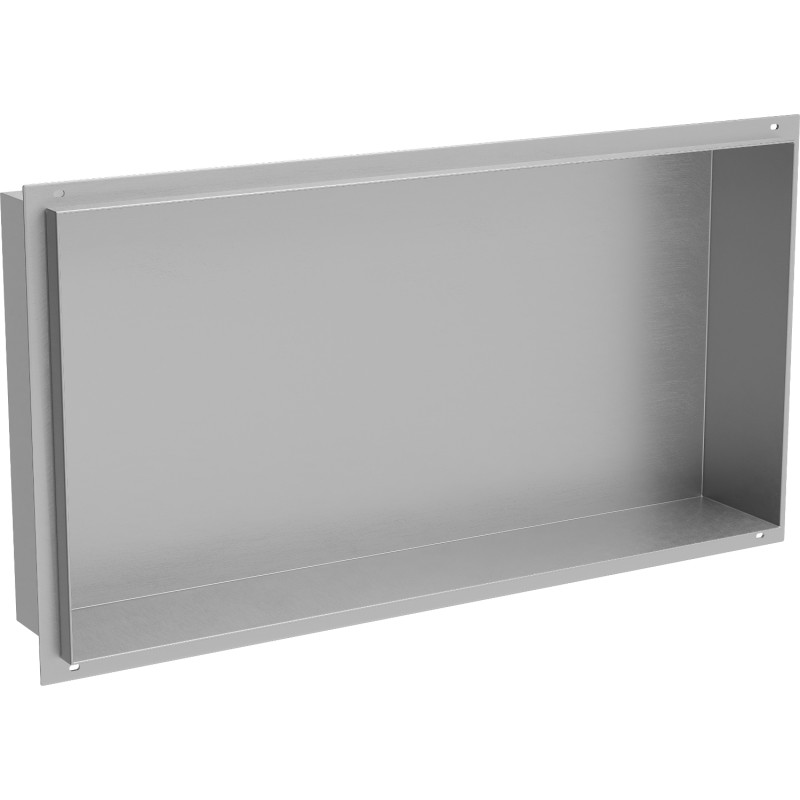 Mexen X-Wall-NR niche plank zonder flens 60 x 30 cm, inox - 1911603010