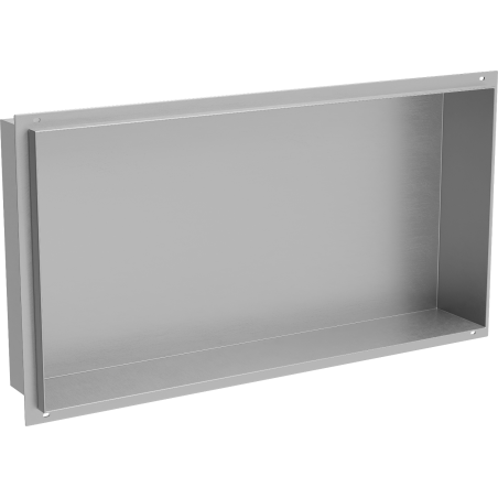 Mexen X-Wall-NR półka wnękowa bez kołnierza 60 x 30 cm, inox - 1911603010