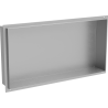 Mexen X-Wall-NR inbyggd hylla utan fläns 60 x 30 cm, inox - 1911603010