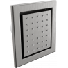 Mexen Cube dysza boczna podtynkowa, gun gray szczotkowany - 79365-66