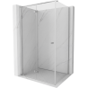 Mexen Mist-F folding shower enclosure left 90 x 80 cm, transparent, chrome - 8A6T-090-080-01-00-L