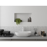 Mexen X-Wall-NR recessed shelf without flange 60 x 30 cm, white - 1921603010