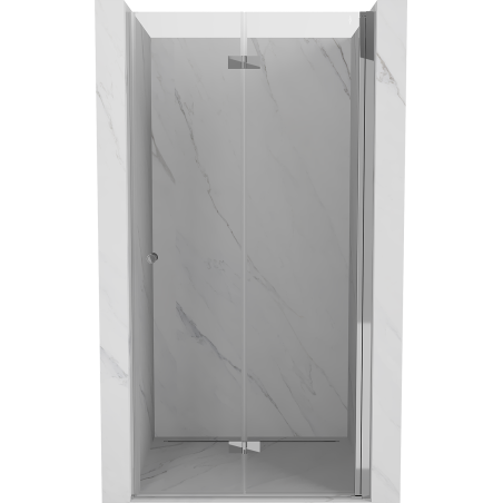 Mexen Mist-F faltbare Duschabtrennung rechts 95 cm, transparent, Chrom - 8A6-095-000-01-00-P