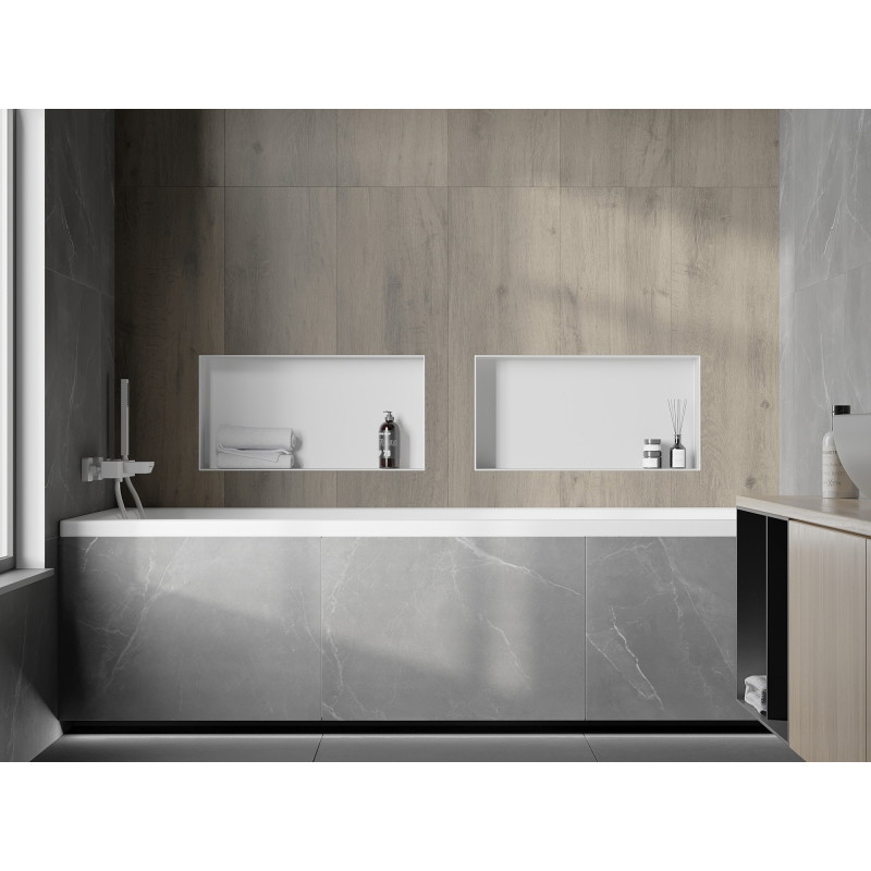 Mexen X-Wall-NR recessed shelf without flange 60 x 30 cm, white - 1921603010