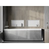 Mexen X-Wall-NR recessed shelf without flange 60 x 30 cm, white - 1921603010