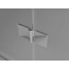 Mexen Mist-F porte de douche pliable droite 100 cm, transparent, chromé - 8A6-100-000-01-00-P