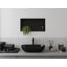 Mexen X-Wall-NR nisvak plank zonder lijst 60 x 30 cm, zwart - 1971603010