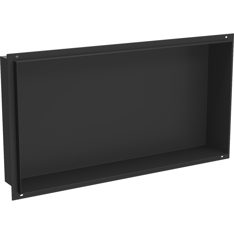 Mexen X-Wall-NR recessed shelf without flange 60 x 30 cm, black - 1971603010