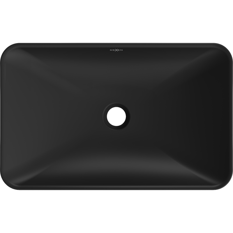 Mexen Avila bänkskiva handfat 58 x 37 cm, svart matt - 21115585